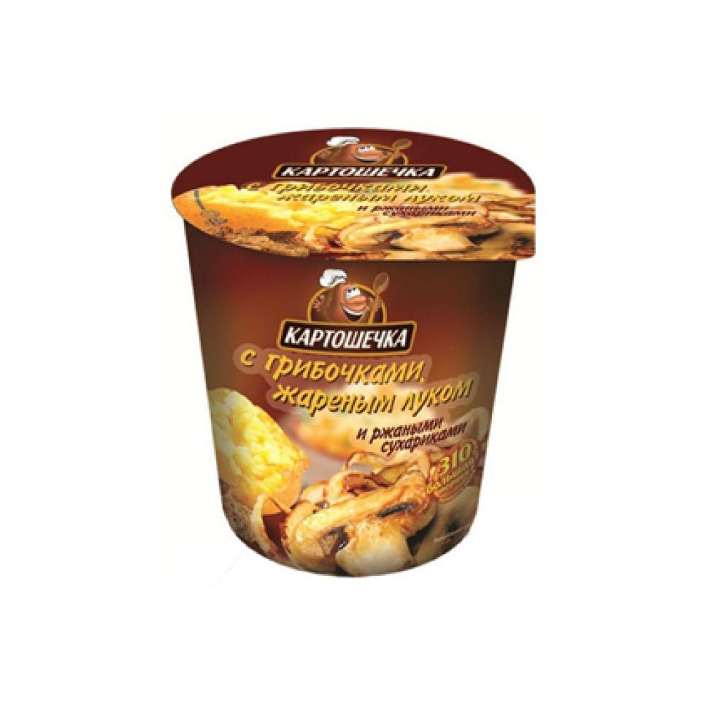 Пюре картофельное б/п Картошечка с рж. сух.,грибами,жар луком 40-50гр