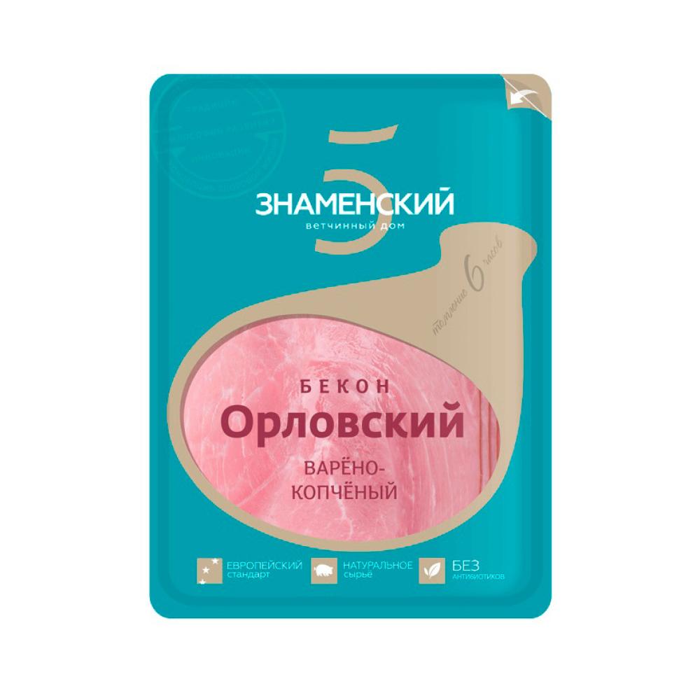 Бекон Орловский нарезка 130г Знаменский