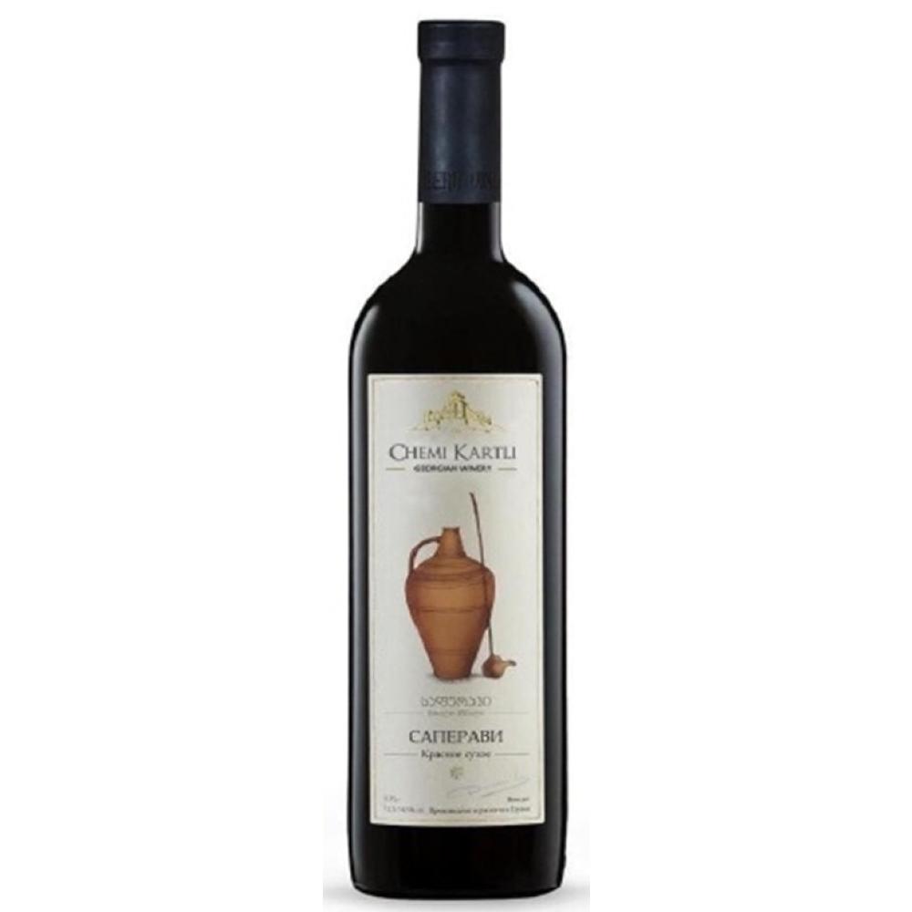 Вино Чеми Картли Саперави ординарное красное сухое 0,75л 12%