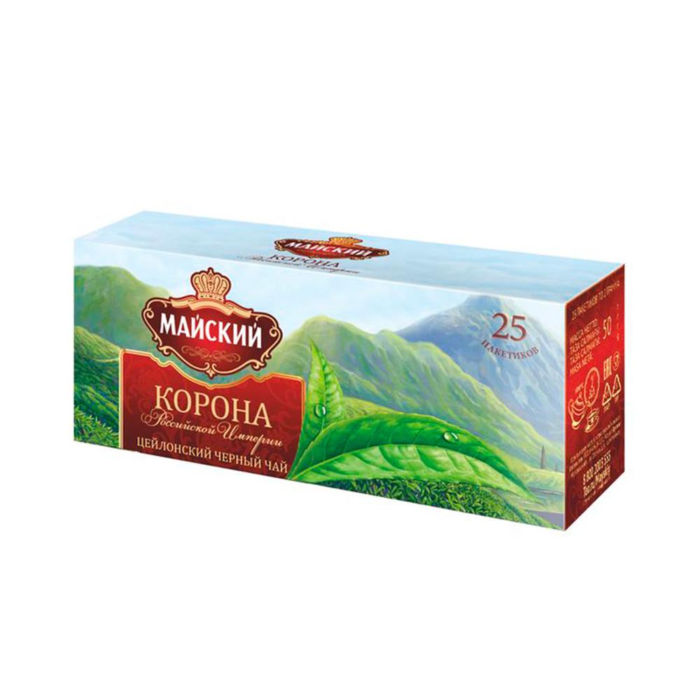 Чай черный Майский Корона Российской Империи 25 пак