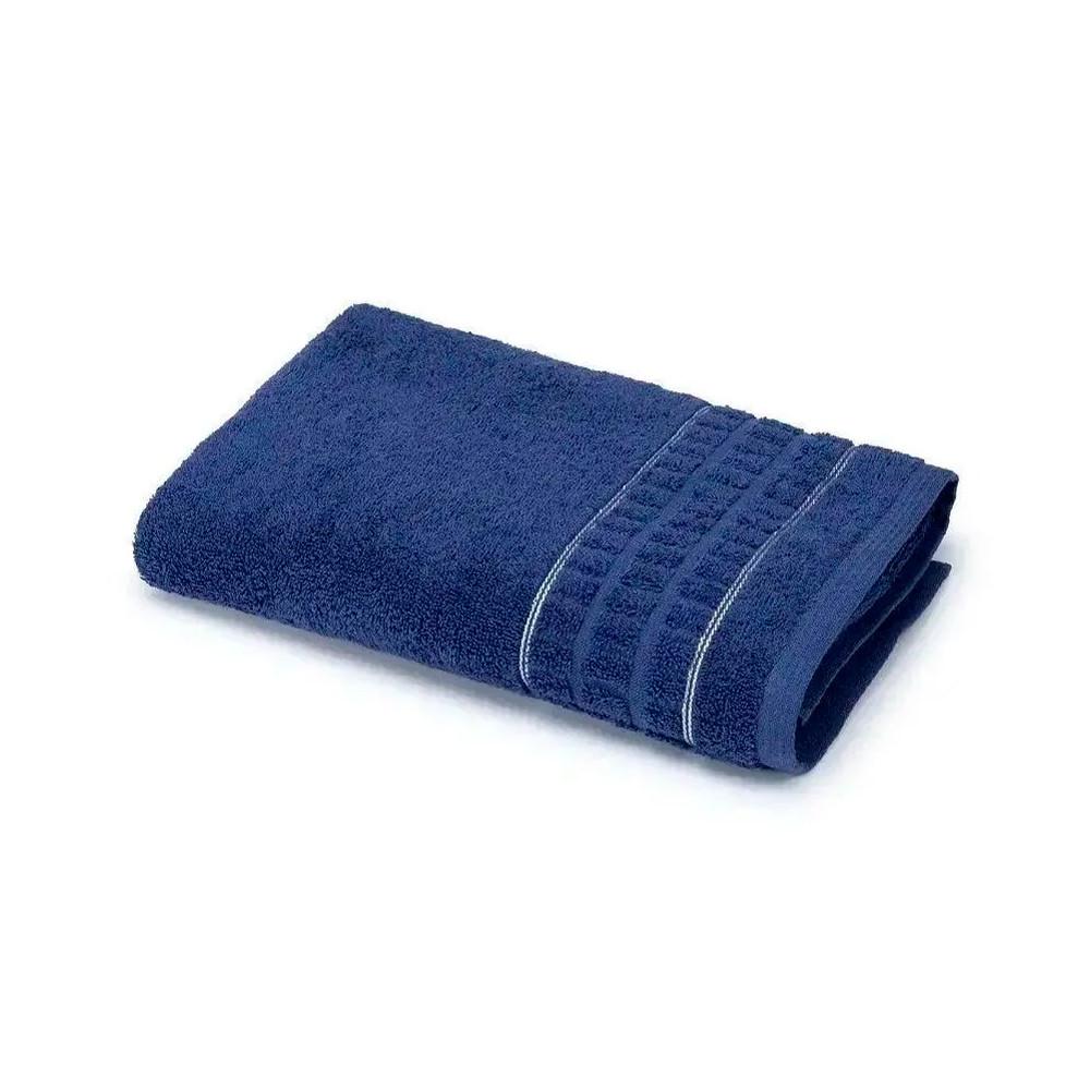 Полотенце махр. DM Прайм 50*90 однотоное Marble Pattern 100% хлопок (синий)