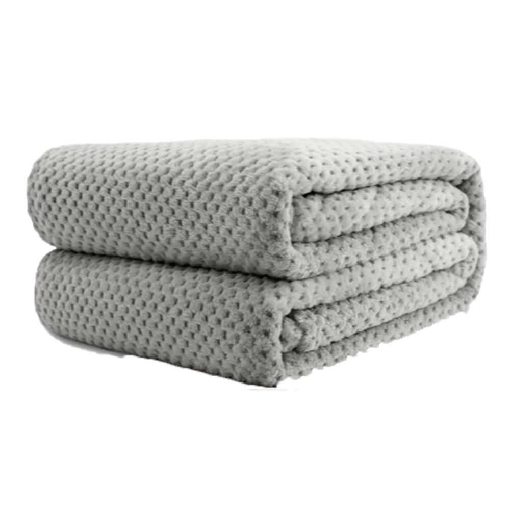 Плед велсофт Comfort Life 150х200 серо-голубой