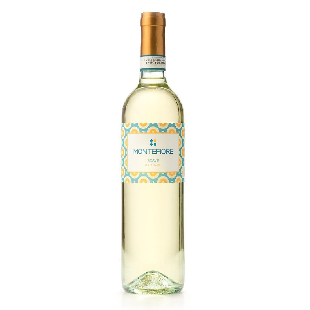 Вино Монтефьоре Соаве белое полусух 0,75л 11,5%
