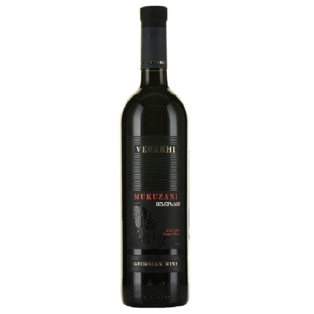 Вино Мукузани Венахи сухое красное 0,75л 11-13%