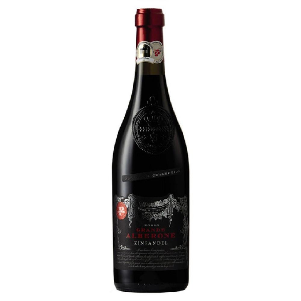 Вино Пулия Гранде Альбероне Зинфандель красное полусухое 0,75л 15%
