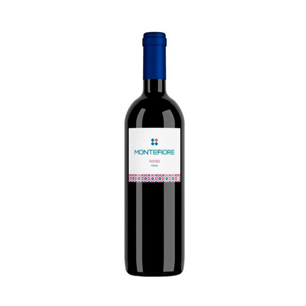 Вино столовое Монтефьоре Россо красное полусухое 0,75л 12,5%