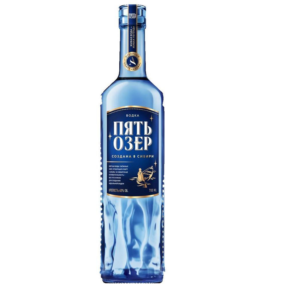 Водка Пять Озер 0,7л 40%
