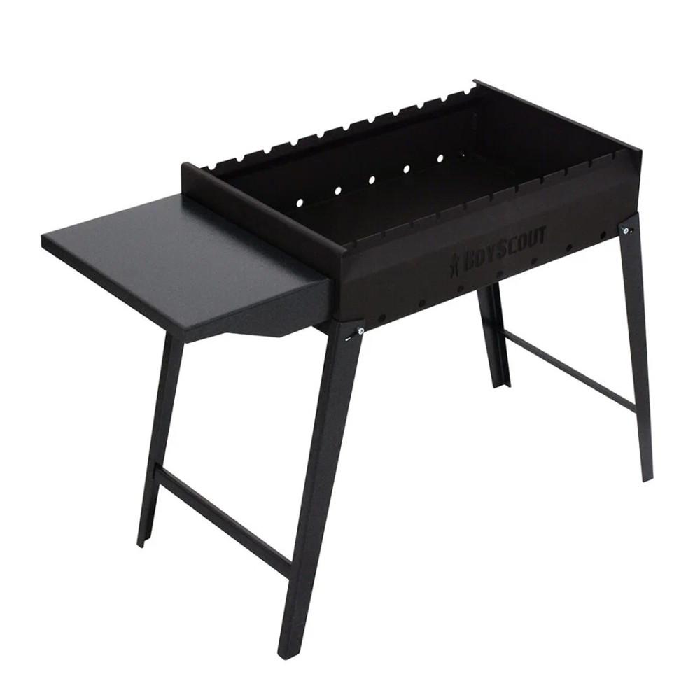 Мангал стационарный BoyScout 850*380*810мм, сталь 2мм 61615