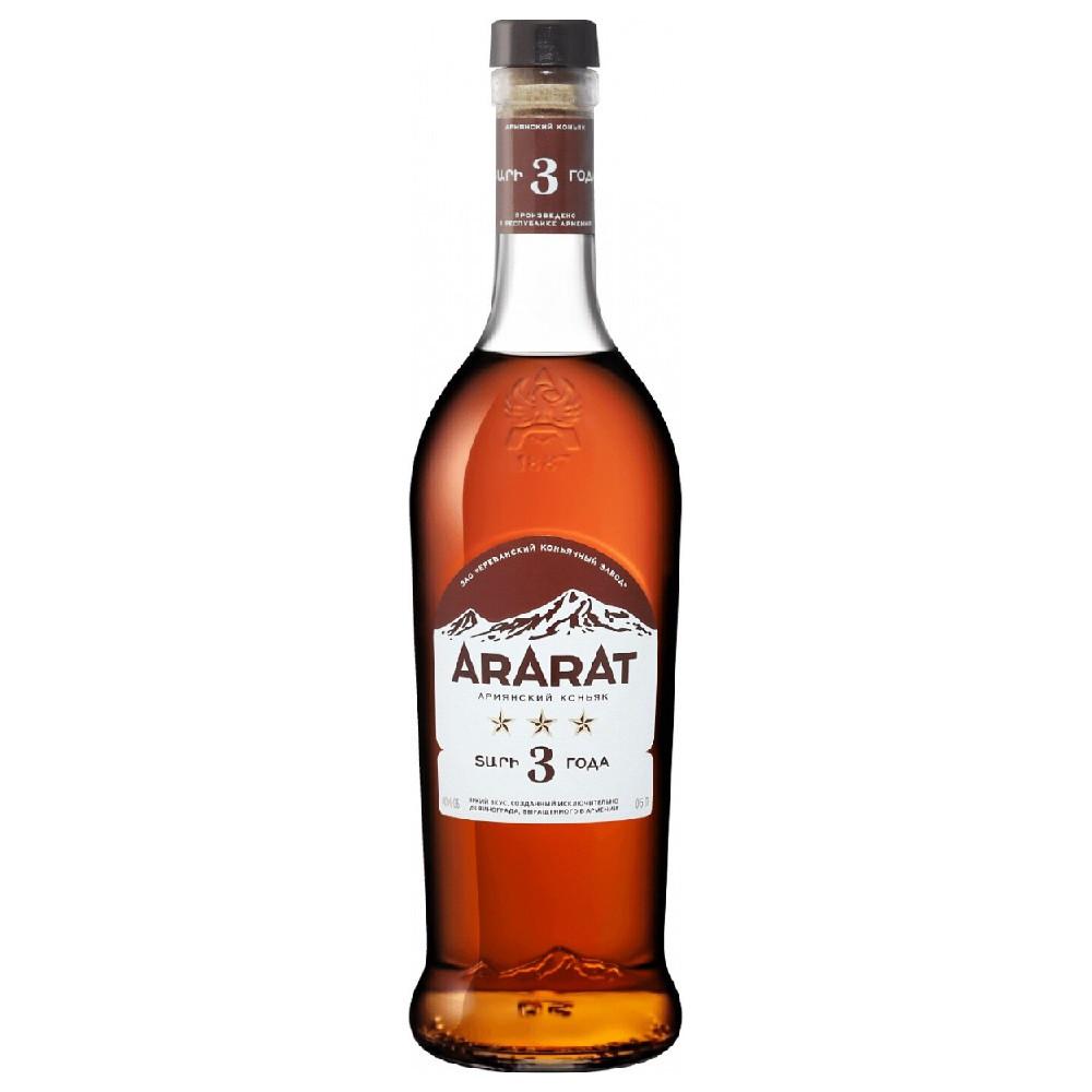Коньяк Армянский Арарат 3 звездочки 0,5л 40%