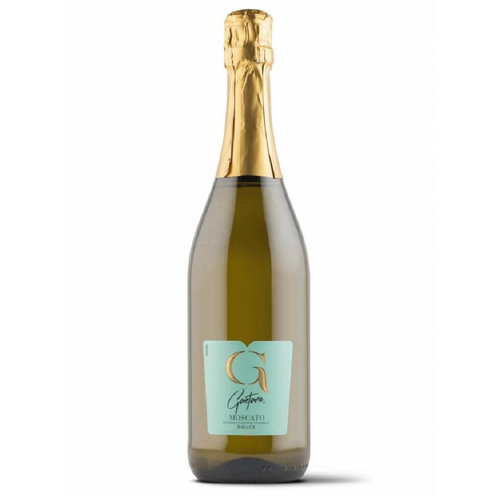 Вино игристое Гаэтано Москато белое сладкое 0,75л 7%