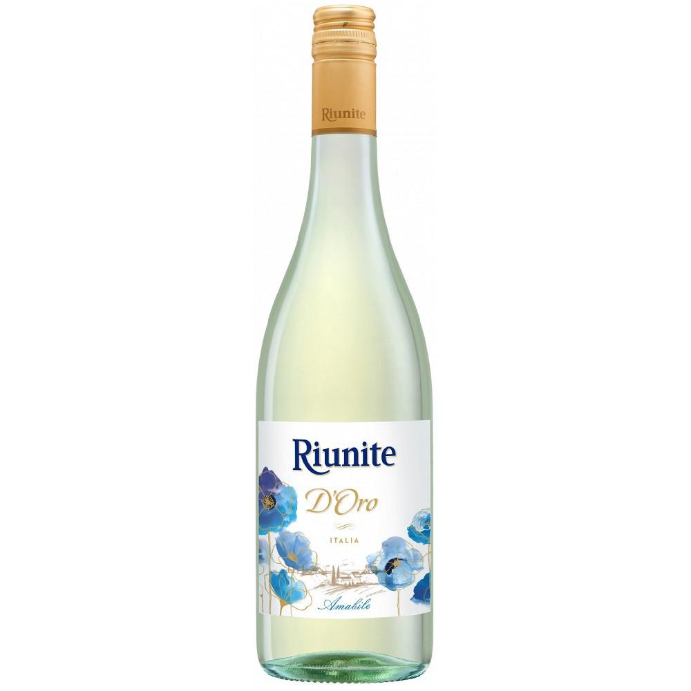 Вино игристое жемчужное Риуните ДОро белое п/сл IGT Рубиконе 0,75л 8%