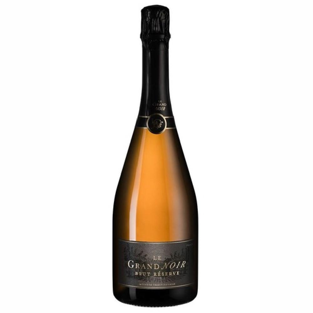 Вино игристое Ле Гран Нуар Брют Резерв 2017 белое брют 0,75л 12%