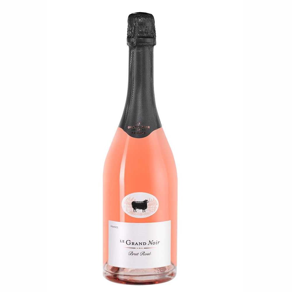 Вино игристое Ле Гран Нуар Розе 2016 розовое брют 0,75л 12%