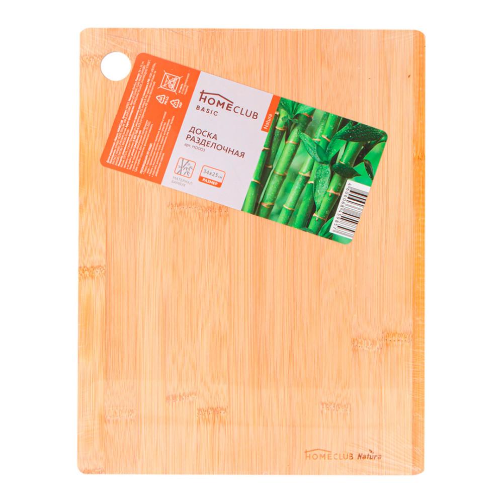 Доска бамбуковая Natura, 35х25х1.5см