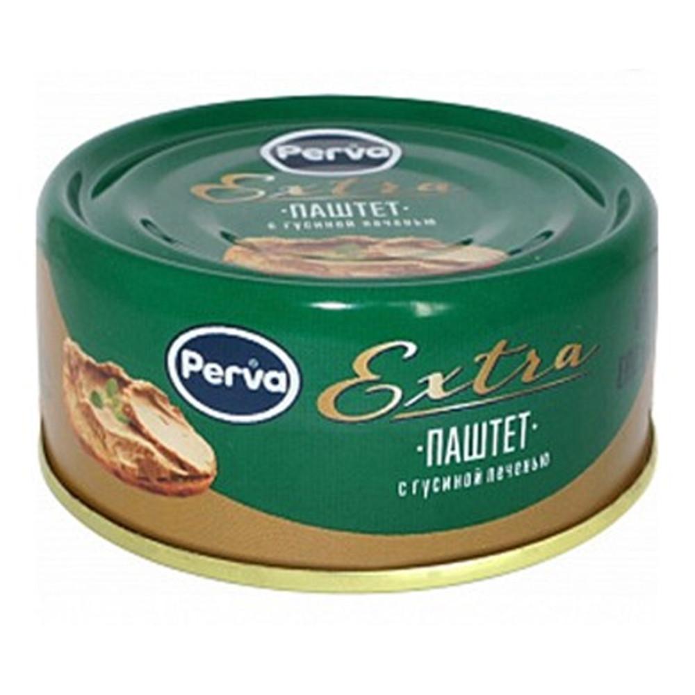 Паштет с гусиной печенью 100гр Perva Extra ключ