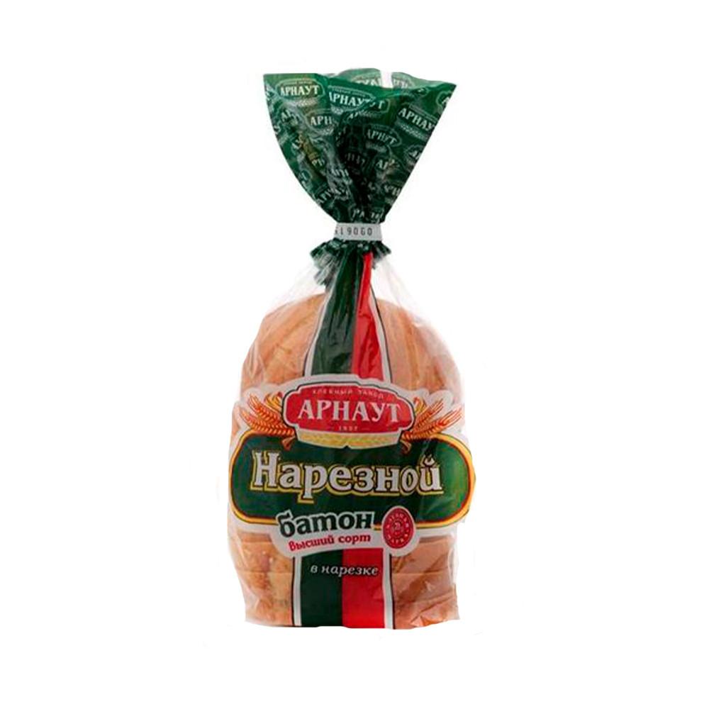 Батон нарезной в/с половинка 200гр Арнаут