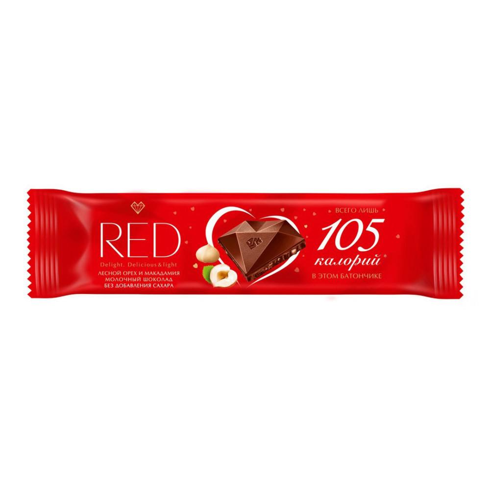 Шоколад Red молочный фундук-макадамия 26гр