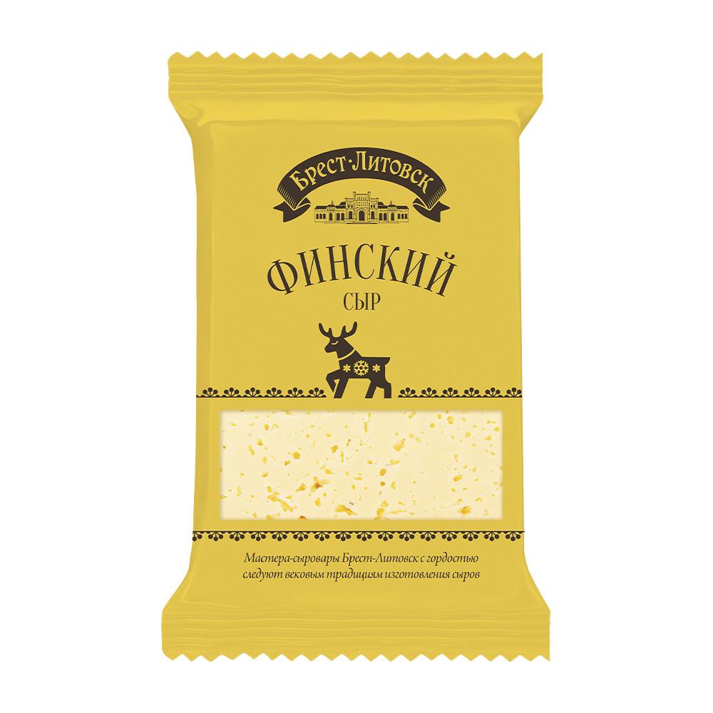 БЗМЖ Сыр Финский Брест-Литовск 45% кусок 200гр