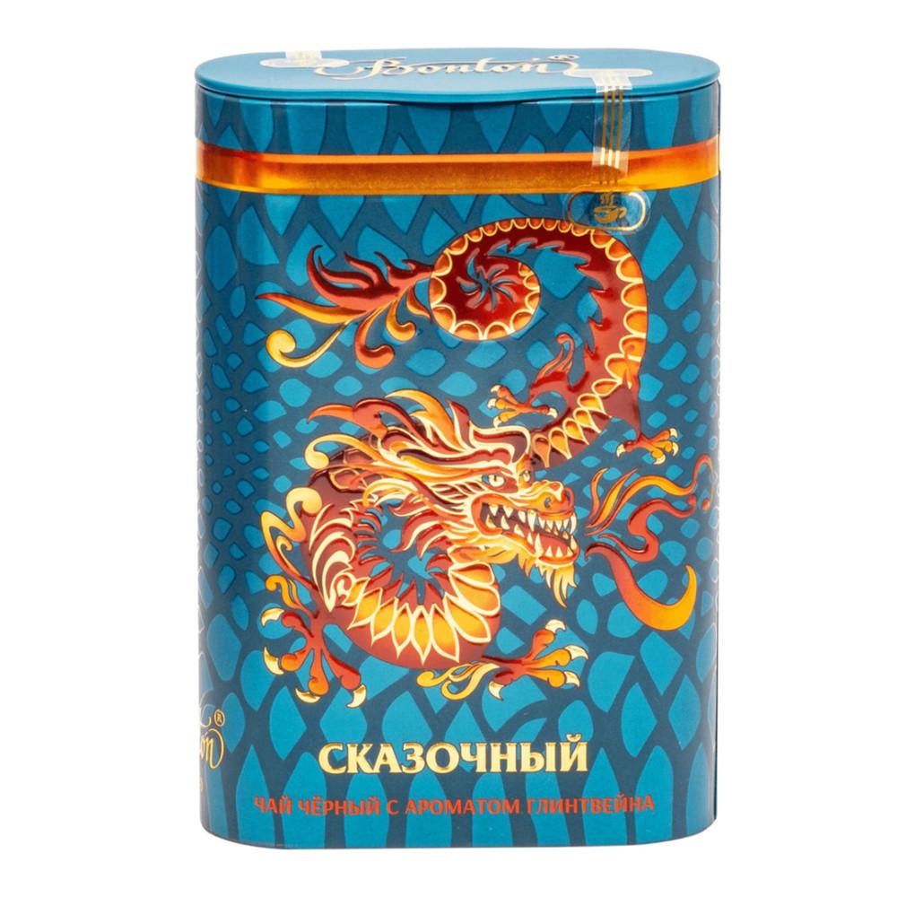 Чай черный Bonton Сказочный с ароматом глинтвейна крупнолистовой 100гр ж/б