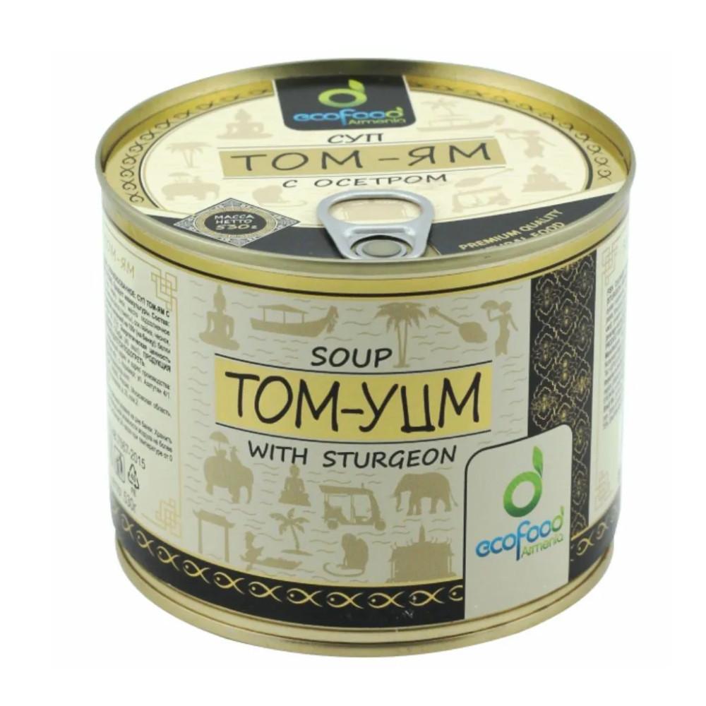 Суп Ecofood Armenia Том Ям с осетром ж/б 530гр ключ