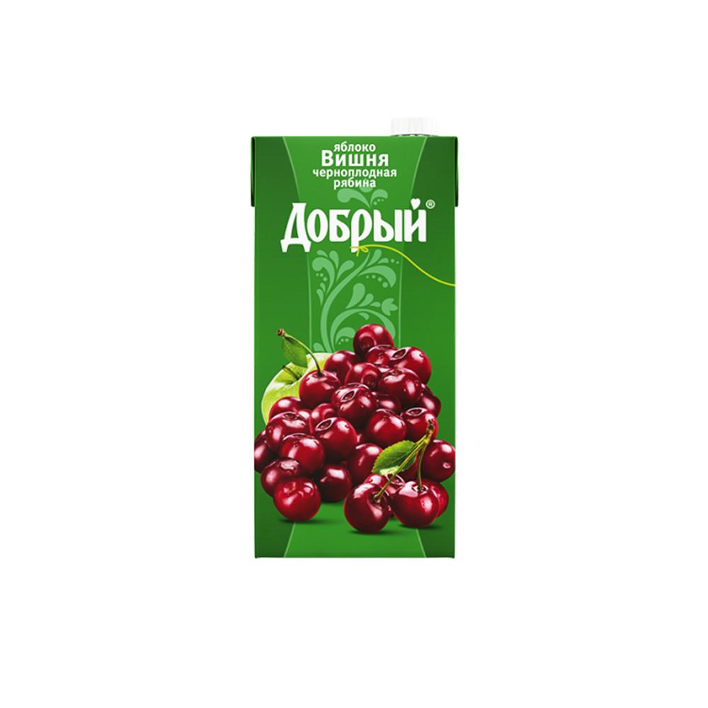 Нектар Добрый Яблоко Рябина Вишня 2л