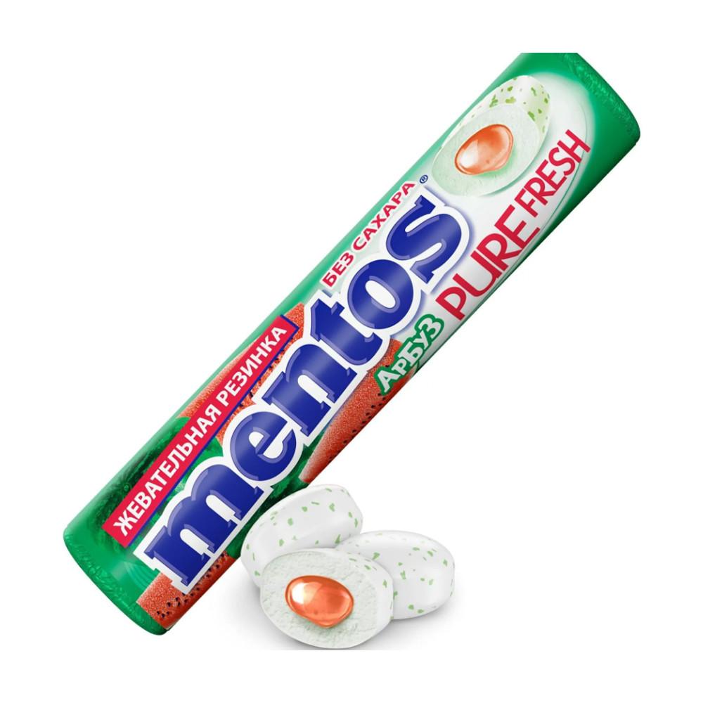Жевательная резинка Mentos Pure fresh Арбуз 15гр