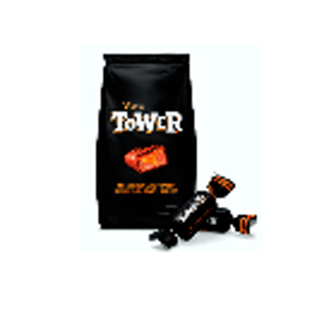 Конфеты шоколадные Tower mini с нугой и карамелью 200гр