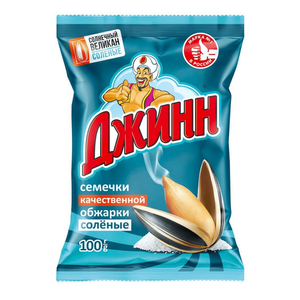 Семечки Джинн Солнечный великан жареные соленые 100г