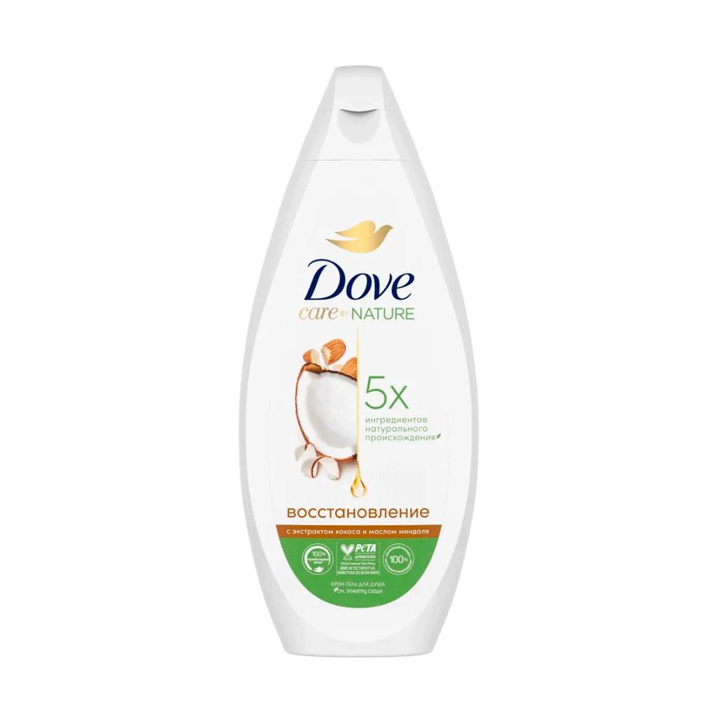 Крем-гель д/душа Dove Ритуал красоты восстановление кокос и миндальное 250мл