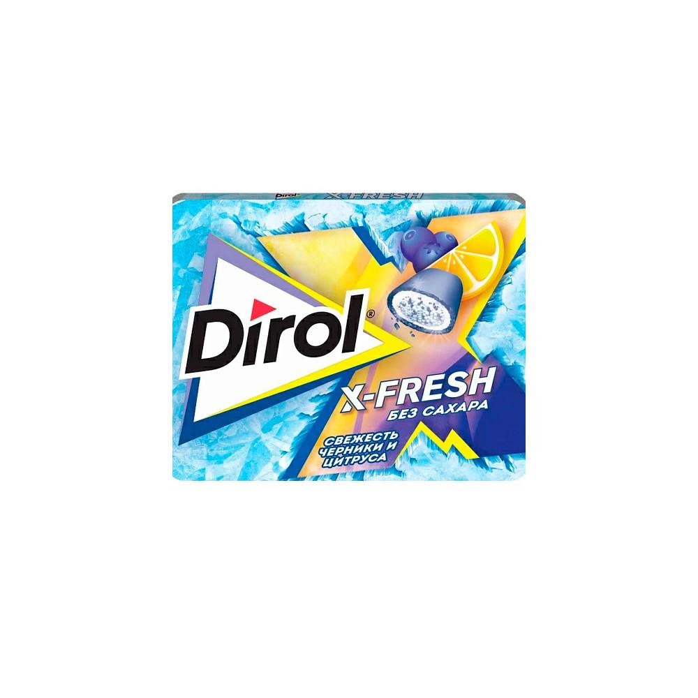 Жевательная резинка Dirol X-Fresh Свежесть черники и цитруса 16гр