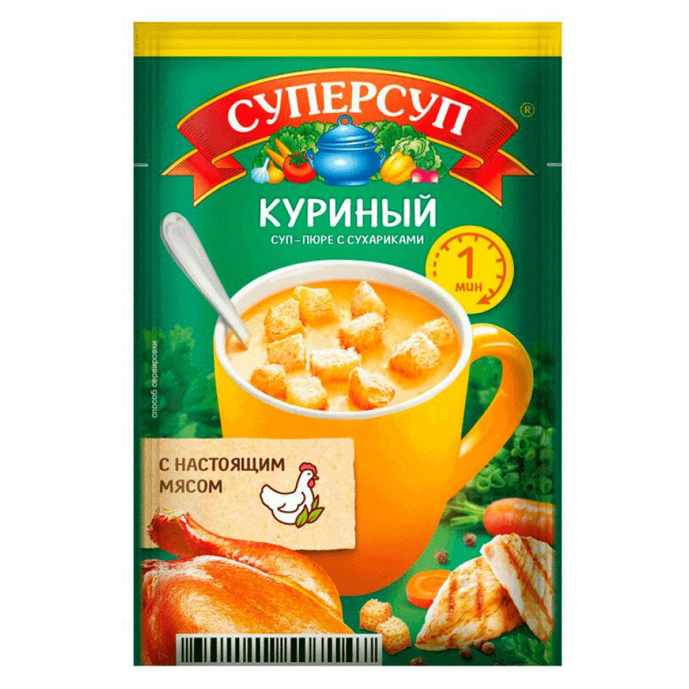 Суп-пюре б/п Русский продукт Куриный с сухариками 17гр