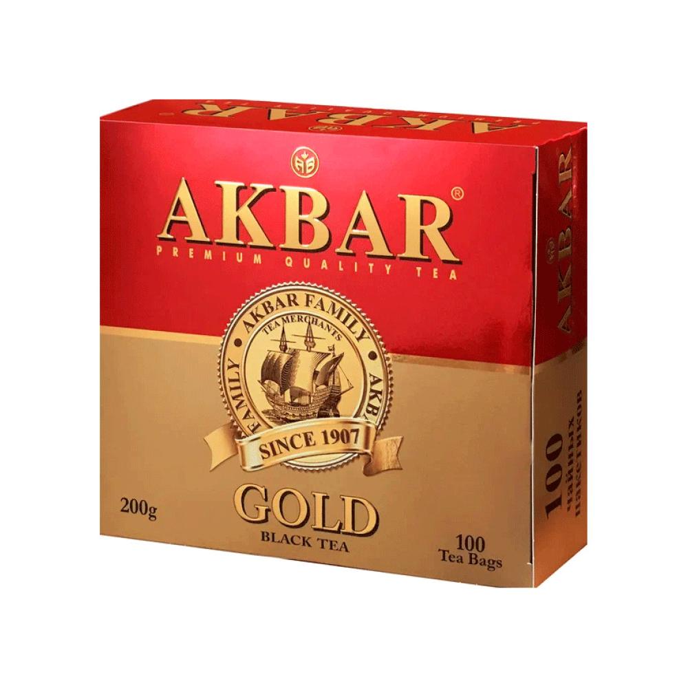 Чай черный Akbar Gold байховый мелкий 100пак