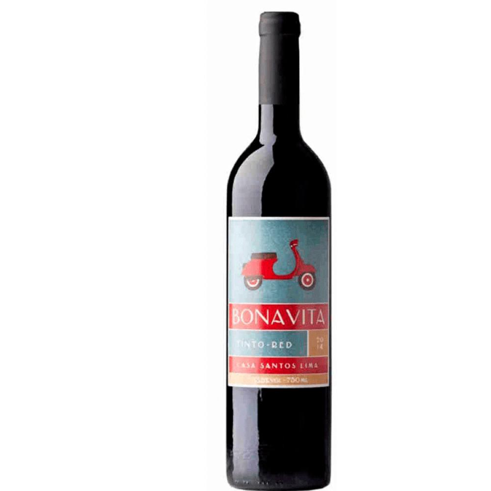 Вино Бонавита красное полусухое 0,75л 13,5%