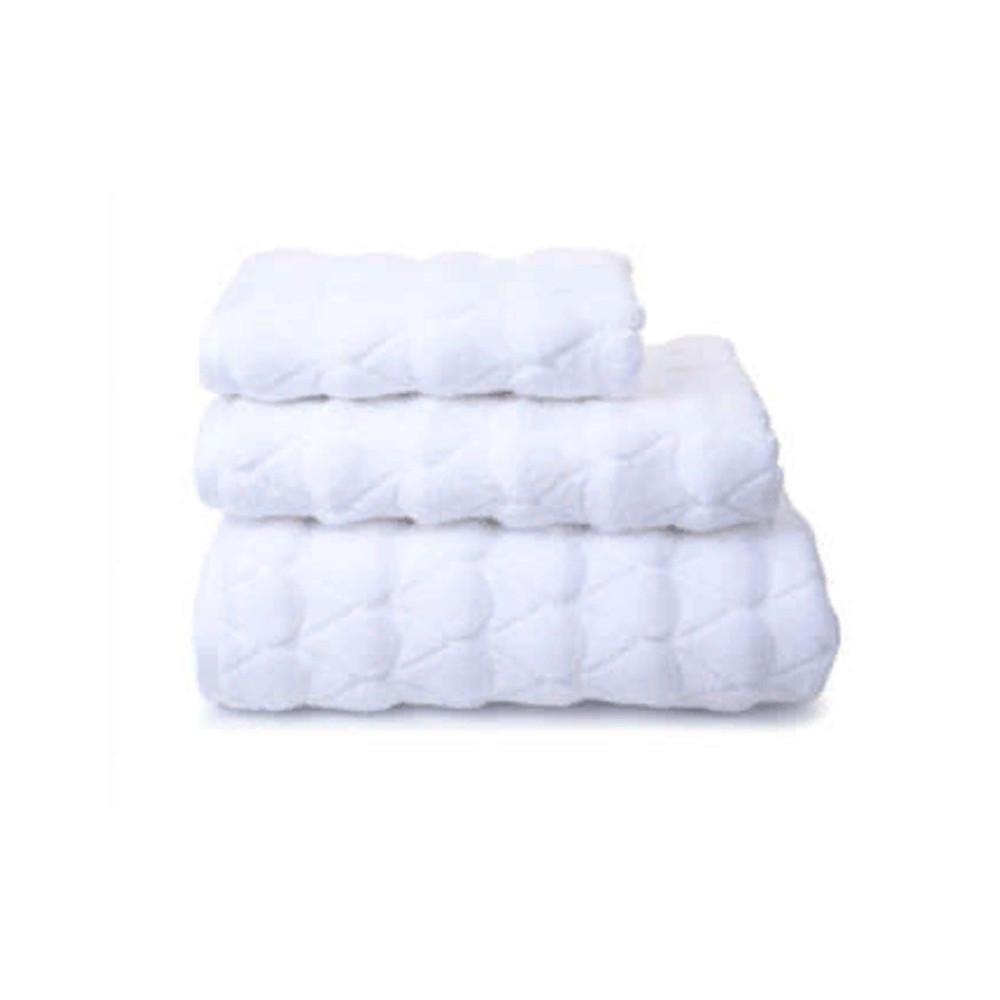 Полотенце махровое Lacrima 50х100см, белое, 100% хлопок