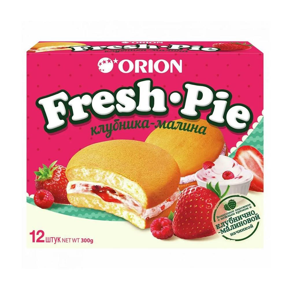 Пирожное Orion Fresh Pie клубника-малина 360гр