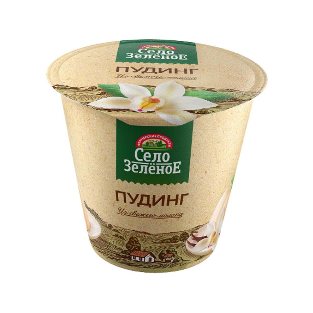 БЗМЖ Пудинг Село Зелёное 3% вкус ванили 120гр