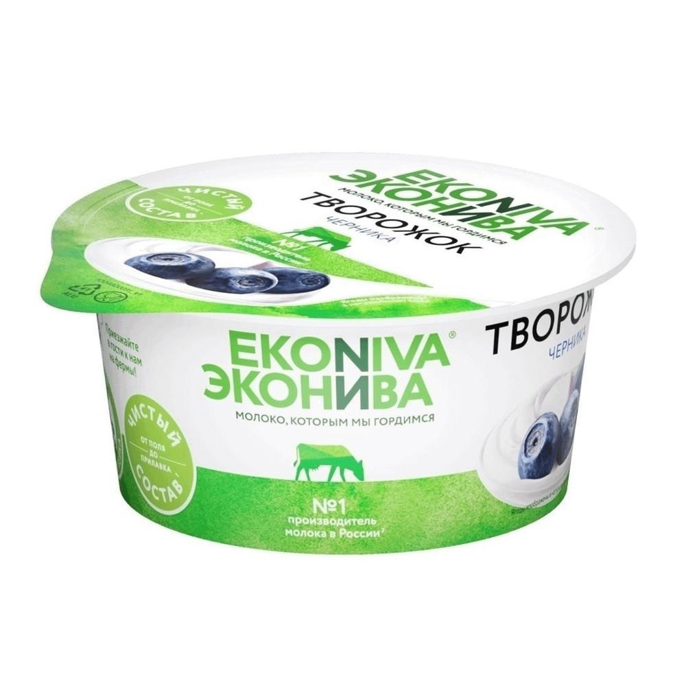 БЗМЖ Продукт творожный Творожок ЭкоНива 5% черника 125 гр