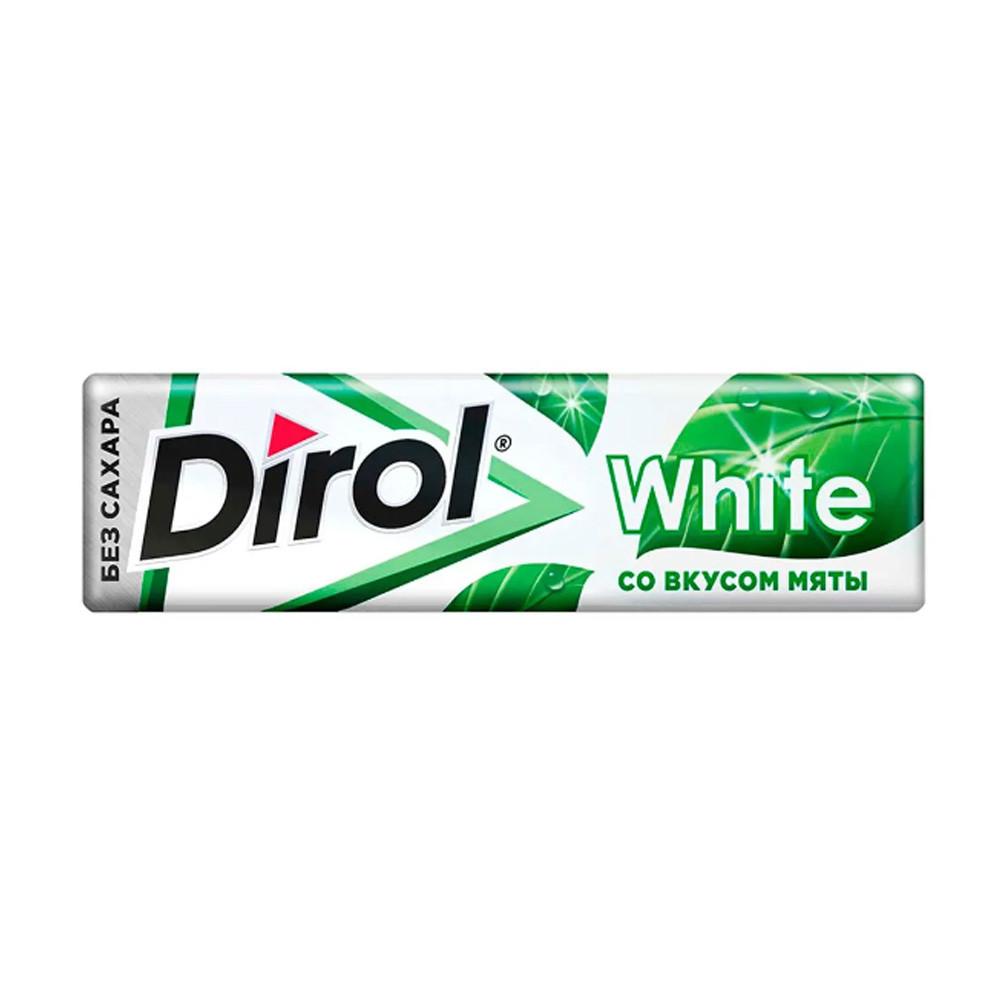 Жевательная резинка Dirol White б/сахара со вкусом мяты 13,6гр