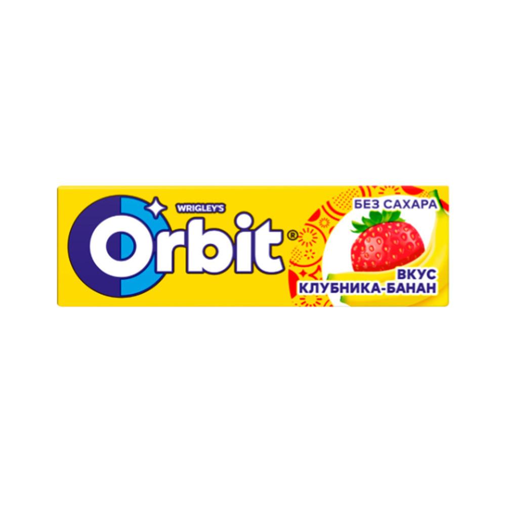 Жевательная резинка Orbit Клубника-Банан 13,6гр