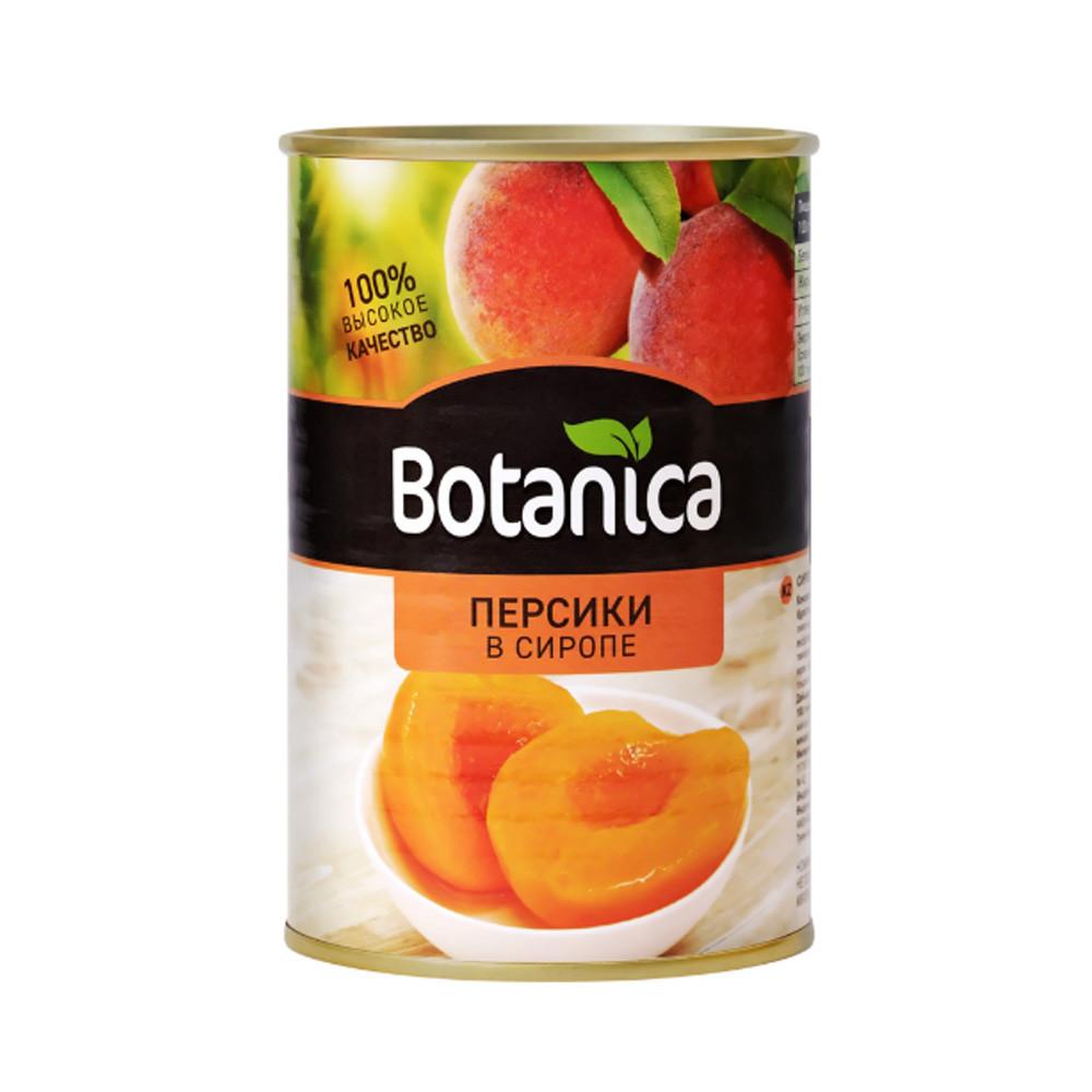 Персики Botanica половинки в сиропе ж/б 425гр