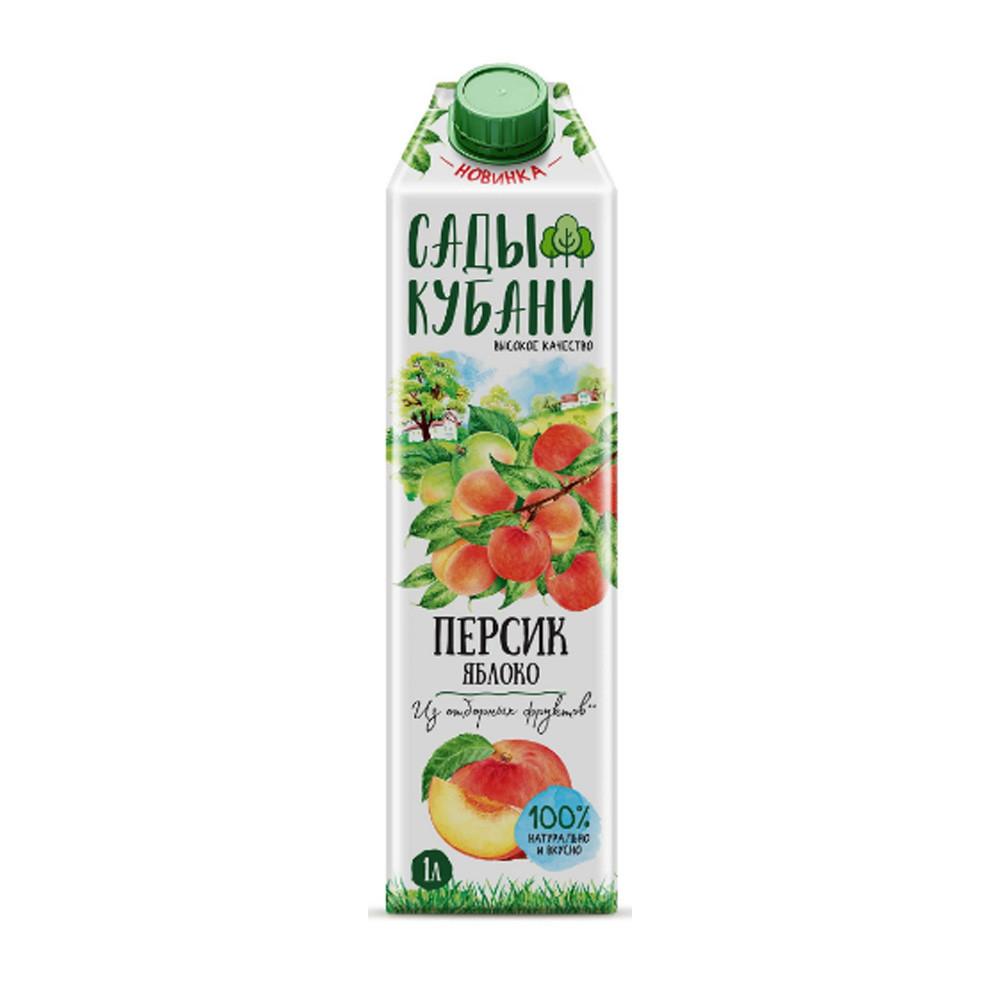 Нектар Сады Кубани Яблоко Персик Gemina 1л