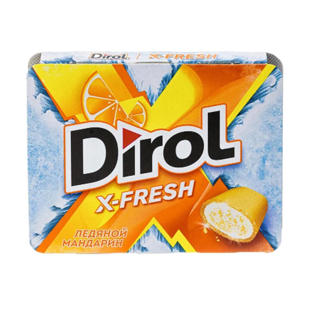Жевательная резинка Dirol X-Fresh б/сахара со вкусом мандарина 16гр