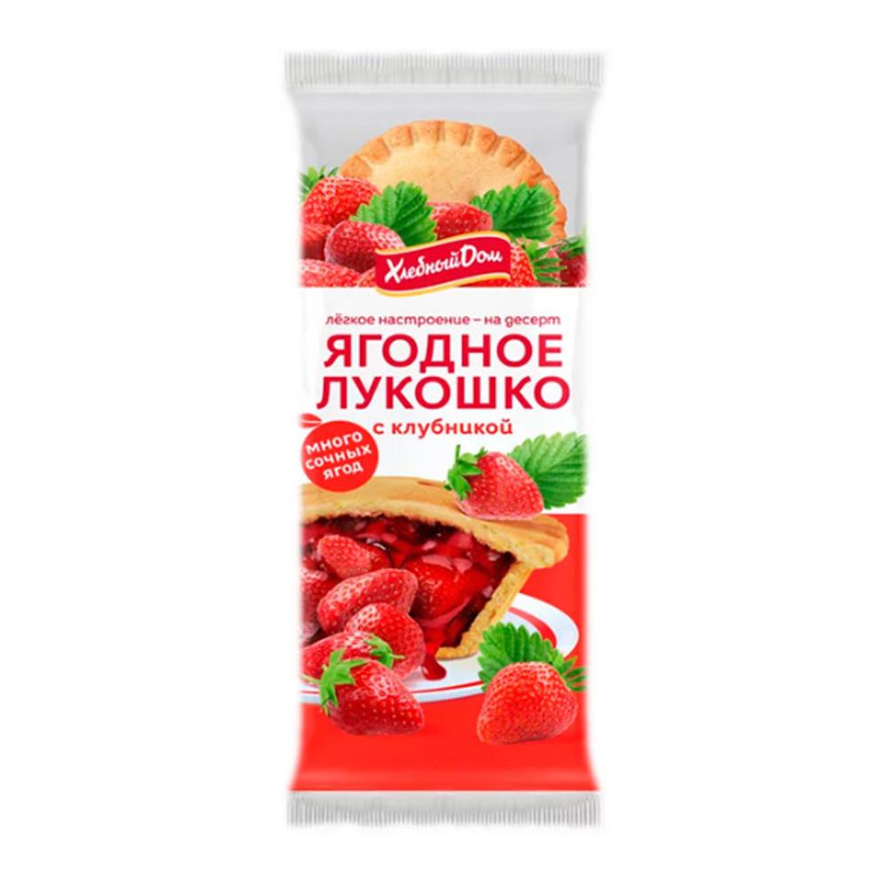 Ягодное лукошко Хлебный дом с клубникой 140гр