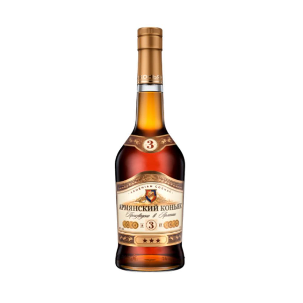 Коньяк Армянский коньяк ординарный трехлетний 0,5л 40%