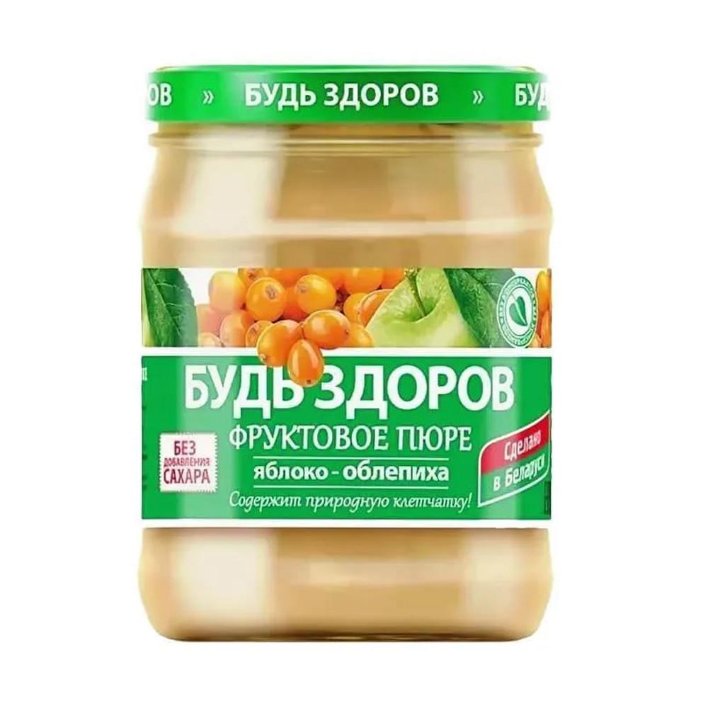Пюре АВС яблочно-облепиховое ст/б 450гр