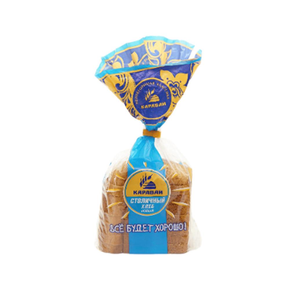 Хлеб Столичный половинка в нарезке 350гр Каравай