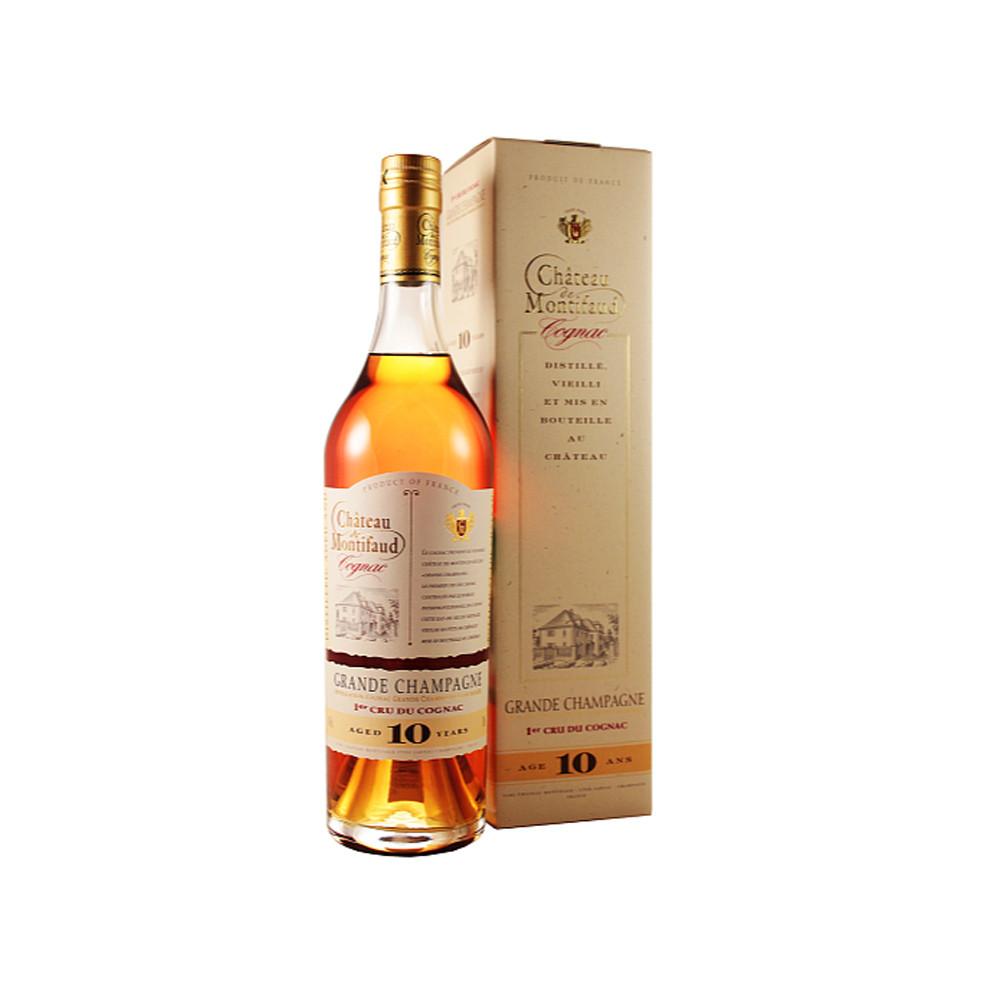 Коньяк Гранд Шампань Премье Крю, Шато де Монтифо 10-летний в п/к 0,7л 40%