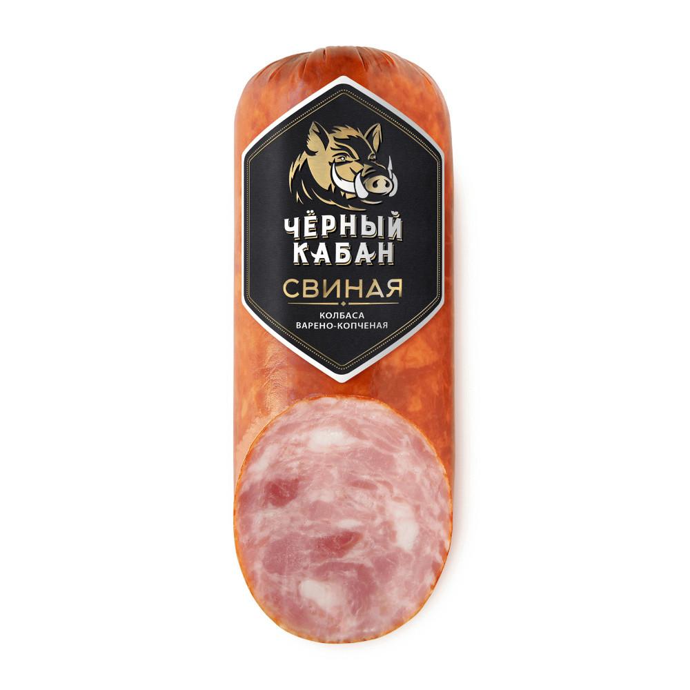 Колбаса свиная в/к Черный Кабан Клин 290гр