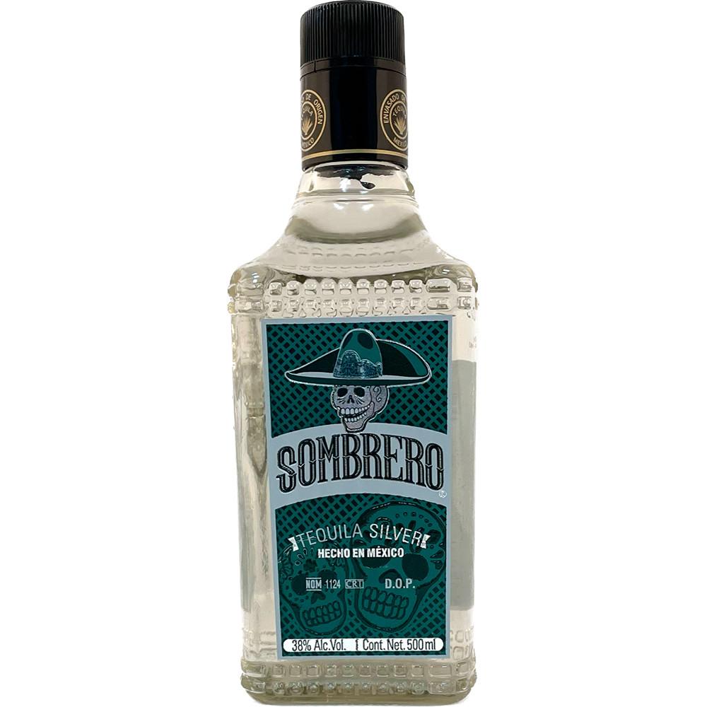 Текила SOMBRERO Silver 0,5л 38%