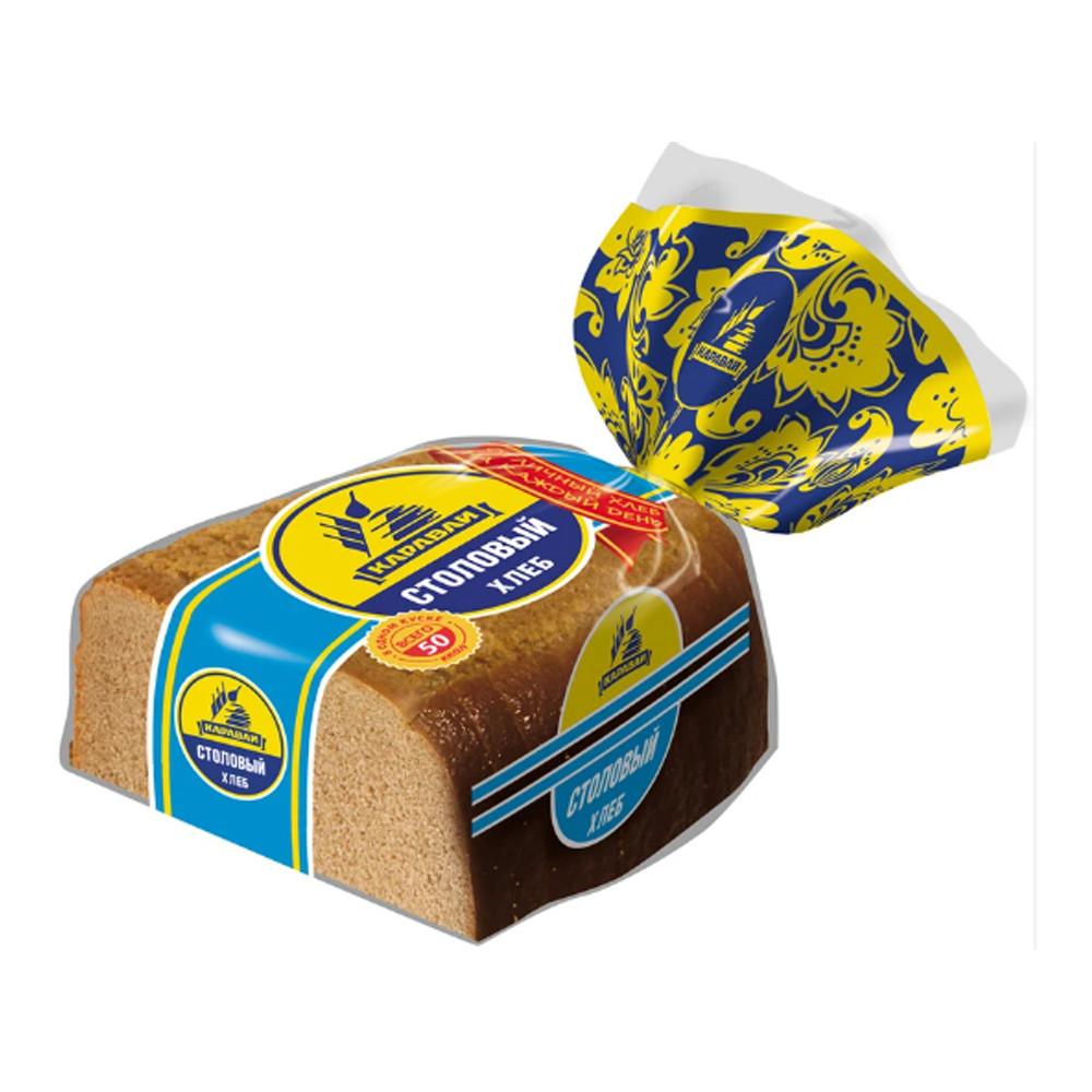 Хлеб Столовый четвертинка в нарезке 180гр Каравай